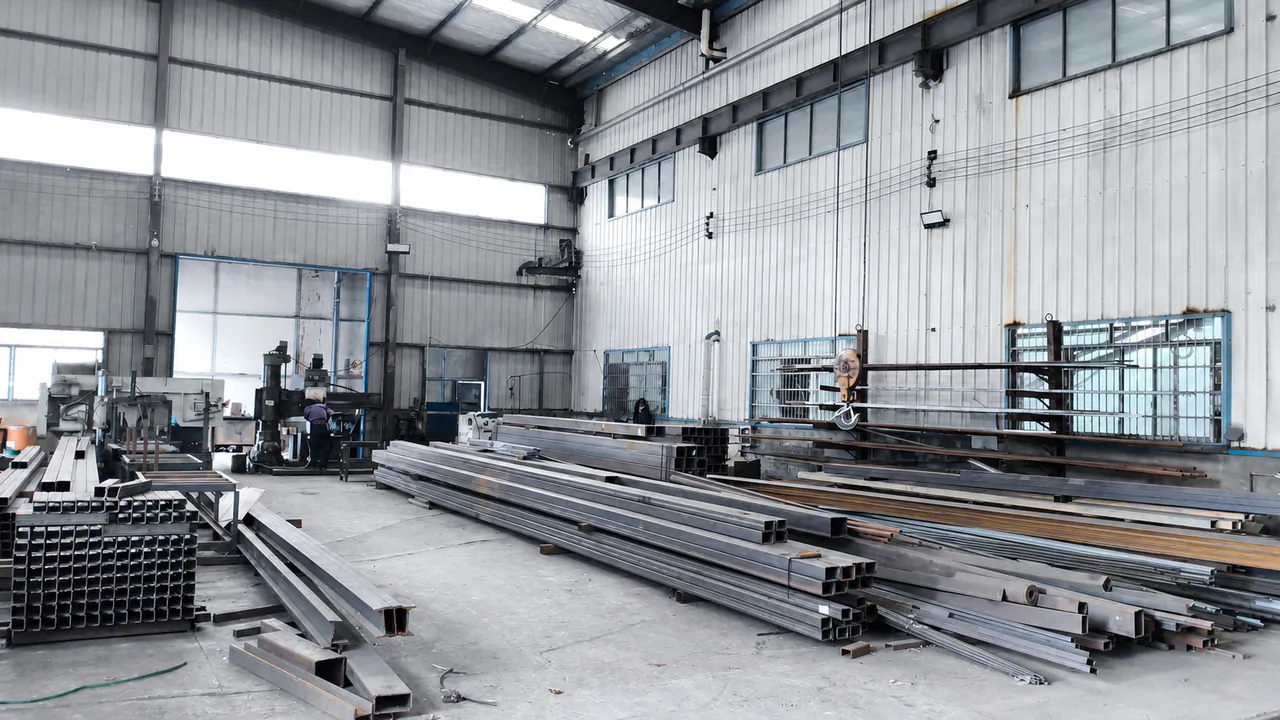 BAOHUA factory materials and fabrication area